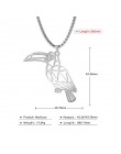 Teamer Wolf naszyjnik mężczyźni kobiety Punk stal nierdzewna 316L wisiorek z motywem zwierzęcym piwo kot królik Box Chain Collar