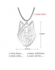 Teamer Wolf naszyjnik mężczyźni kobiety Punk stal nierdzewna 316L wisiorek z motywem zwierzęcym piwo kot królik Box Chain Collar