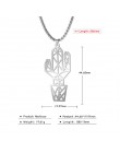 Teamer Wolf naszyjnik mężczyźni kobiety Punk stal nierdzewna 316L wisiorek z motywem zwierzęcym piwo kot królik Box Chain Collar