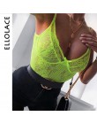 Ellolace Neon lato 21 kolory koronkowe body kobiety kwiatowy haft muszka przejrzyste Sexy body kombinezon kombinezony Party
