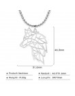 Teamer Wolf naszyjnik mężczyźni kobiety Punk stal nierdzewna 316L wisiorek z motywem zwierzęcym piwo kot królik Box Chain Collar