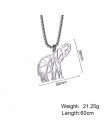 Teamer Wolf naszyjnik mężczyźni kobiety Punk stal nierdzewna 316L wisiorek z motywem zwierzęcym piwo kot królik Box Chain Collar