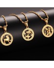 FJ 12 znak zodiaku żółty złoty kolor konstelacji Leo/skorpion/Aquarius wisiorek naszyjnik łańcuch wody fali