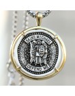 Katolicki święty michał naszyjnik Retro Medal archanioł patrona chroń mnie wisiorek rosyjski prawosławny naszyjnik Dropship