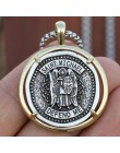 Katolicki święty michał naszyjnik Retro Medal archanioł patrona chroń mnie wisiorek rosyjski prawosławny naszyjnik Dropship