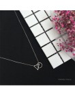 Anenjery 925 Sterling Silver Choker naszyjnik minimalistyczny łańcuszek do obojczyka kobiet trójkąt okrągły wisiorek odporność n