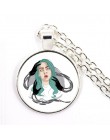 Popularne młoda piosenkarka Billie Eilish naszyjnik obraz muzyka hip-hop 25mm wisiorek ze szklanym kaboszonem biżuteria dla fanó