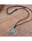 Dawapara potrójna bogini księżyca Wicca Pentagram magia nadprzyrodzone Amulet naszyjnik kobiety drzewo życia księżyc naszyjniki 