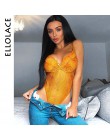 Ellolace Neon lato 21 kolory koronkowe body kobiety kwiatowy haft muszka przejrzyste Sexy body kombinezon kombinezony Party