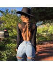 Macheda Sexy Backless Lace Patchwork body czarny O Neck z długim rękawem Slim kobiety body Skinny wieczorowy kombinezon 2018 now