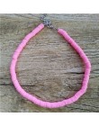 Donarsei 2019 New Fashion miękka ceramika Choker naszyjnik dla kobiet czeski regulowany kolorowa glina obroża naszyjnik biżuteri