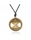 Dawapara potrójna bogini księżyca Wicca Pentagram magia nadprzyrodzone Amulet naszyjnik kobiety drzewo życia księżyc naszyjniki 