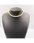 Donarsei 2019 New Fashion miękka ceramika Choker naszyjnik dla kobiet czeski regulowany kolorowa glina obroża naszyjnik biżuteri