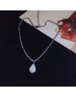 2020 moda Choker naszyjnik kobiety artystyczny kryształ barokowy naszyjniki z pereł i wisiorki Wedding Party biżuteria Handmade