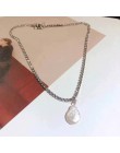 2020 moda Choker naszyjnik kobiety artystyczny kryształ barokowy naszyjniki z pereł i wisiorki Wedding Party biżuteria Handmade