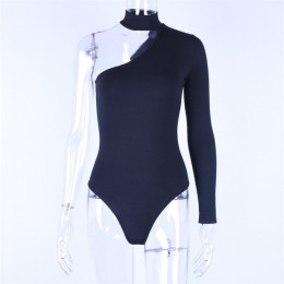 Hugcitar bawełna halter jedno ramię sexy body kobiety new fashion 2019 zima wiosna jednolita sukienka typu bodycon casual body z