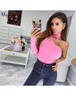 Hugcitar bawełna halter jedno ramię sexy body kobiety new fashion 2019 zima wiosna jednolita sukienka typu bodycon casual body z