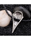 Modyle Viking Charms Vintage kolor srebrny punk etniczny Totem wrona wisiorek z czaszką skórzany łańcuszek krótkie naszyjniki da