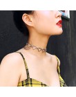Choker naszyjnik serce nowy projekt Punk złoty naszyjnik Boho Gothic biżuteria dla kobiet Wicca naszyjnik łańcuch 2020 oświadcze