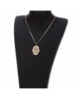 Nowy turecki Evil Eye Hand Hamsa naszyjnik zestawy kobiety złoty srebrny kryształ biżuteria drążą łańcuchy obojczyka Link Collie