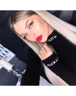 InstaHot bawełniany golf z nadrukiem body z nadrukiem kobiety jesień seksowny z długim rękawem Playsuits czarne obcisłe bluzki k