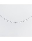 2019 Moda Boho wisiorki Collier Femme łańcuch kołnierz Collares De Moda gwiazda naszyjnik kobiety Choker Kolye złoty srebrzysty 
