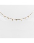 2019 Moda Boho wisiorki Collier Femme łańcuch kołnierz Collares De Moda gwiazda naszyjnik kobiety Choker Kolye złoty srebrzysty 