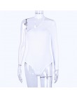 Hugcitar bawełna halter jedno ramię sexy body kobiety new fashion 2019 zima wiosna jednolita sukienka typu bodycon casual body z