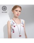 Nieregularne wisiorki i naszyjniki kobiecy sweter Rope Chain biżuteria moda naszyjnik Vintage Handmade 2018 nowe popularne preze