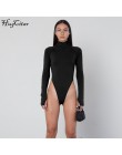 Hugcitar z długim rękawem na szyję neon bodycon sexy body bożonarodzeniowe 2019 jesienno-zimowa moda damska casual slim fit body