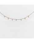 2019 Moda Boho wisiorki Collier Femme łańcuch kołnierz Collares De Moda gwiazda naszyjnik kobiety Choker Kolye złoty srebrzysty 