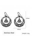 Teamer Irish Celtics Knot naszyjnik prosta biżuteria srebrny kolor magiczny Wicca Viking naszyjnik dla kobiet regulowany