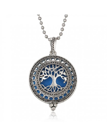 Nowa biżuteria aromaterapia Dragonfly naszyjnik drzewo życia Vintage otwarte medaliony wisiorki perfumy dyfuzor olejków eteryczn