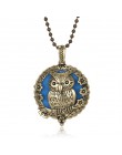 Nowa biżuteria aromaterapia Dragonfly naszyjnik drzewo życia Vintage otwarte medaliony wisiorki perfumy dyfuzor olejków eteryczn