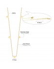 LUXUSTEEL obroże trójkąty naszyjniki ze stali nierdzewnej 35cm + 15cm Choker naszyjniki Bijoux Mujer geometria biżuteria przyjac