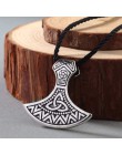 CHENGXUN Guidepost kompas naszyjnik talizman Viking starszy Futhark wisiorek Valknut Pagan Amulet Vegvisir skandynawski Norse pr