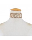 Ingemark moda anioł charakter Rhinestone Choker naszyjnik dla kobiet luksusowe Maxi komunikat biżuteria łańcuszek na szyję preze