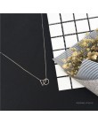 XIYANIKE 925 Sterling Silver krótki naszyjnik minimalistyczny łańcuszek do obojczyka kobiet trójkąt okrągły wisiorek odporność n