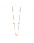 LUXUSTEEL obroże trójkąty naszyjniki ze stali nierdzewnej 35cm + 15cm Choker naszyjniki Bijoux Mujer geometria biżuteria przyjac