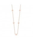 LUXUSTEEL obroże trójkąty naszyjniki ze stali nierdzewnej 35cm + 15cm Choker naszyjniki Bijoux Mujer geometria biżuteria przyjac