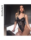 Ellolace Neon lato 21 kolory koronkowe body kobiety kwiatowy haft muszka przejrzyste Sexy body kombinezon kombinezony Party