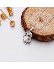 Mała sowa Choker naszyjnik dla kobiet kryształowy wisiorek z motywem zwierzęcym naszyjnik złoty kolor srebrny Choker biżuteria D