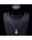 Mała sowa Choker naszyjnik dla kobiet kryształowy wisiorek z motywem zwierzęcym naszyjnik złoty kolor srebrny Choker biżuteria D
