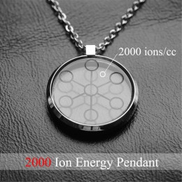 2000CC High Ion Bio Chi ~ wisiorek quantum energia skalarna ze stali nierdzewnej stalowy wisiorek łańcuch darmowa wysyłka nowy
