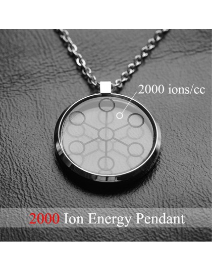 2000CC High Ion Bio Chi ~ wisiorek quantum energia skalarna ze stali nierdzewnej stalowy wisiorek łańcuch darmowa wysyłka nowy