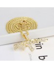 2019 Hip Hop biżuteria kobiety mężczyźni długi złoty łańcuch naszyjniki Unisex Hiphop Bling Gun AK47 list Xanax Pill naszyjnik p