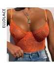 Ellolace 2019 różowy Neon koronki siatkowe body kobiety Sexy przejrzyste lato Backless kombinezony Bodycon kobiet nowy szczupły 