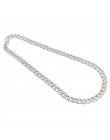 UWIN Iced Out Bling kryształ Rhinestone Goldgen wykończenie Miami kubański Link łańcuch męski hip hop naszyjnik biżuteria 20,24,