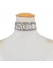 Ingemark moda anioł charakter Rhinestone Choker naszyjnik dla kobiet luksusowe Maxi komunikat biżuteria łańcuszek na szyję preze