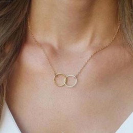 Donarsei czeski seksowny zamek Choker dla kobiet złe oczy podwójne koła klucz gwiazda moneta róża kwiat serce obojczyk łańcuch P